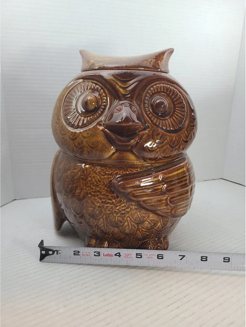 McCoy Pottery Brown Owl Cookie Jar #204 Vintage USA Made